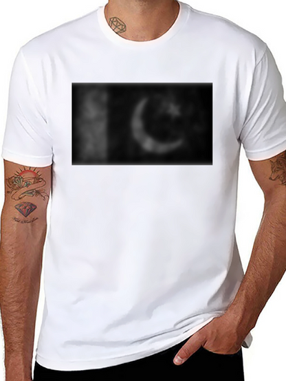 Black Graphic Tee - Pakistan Flag