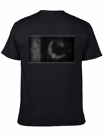Black Graphic Tee - Pakistan Flag