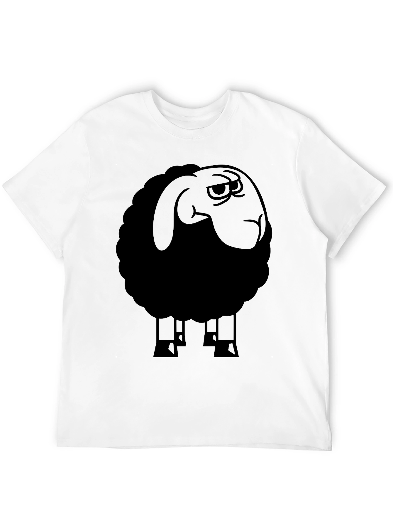 Black Sheep Graphic Tee - Edgy Style