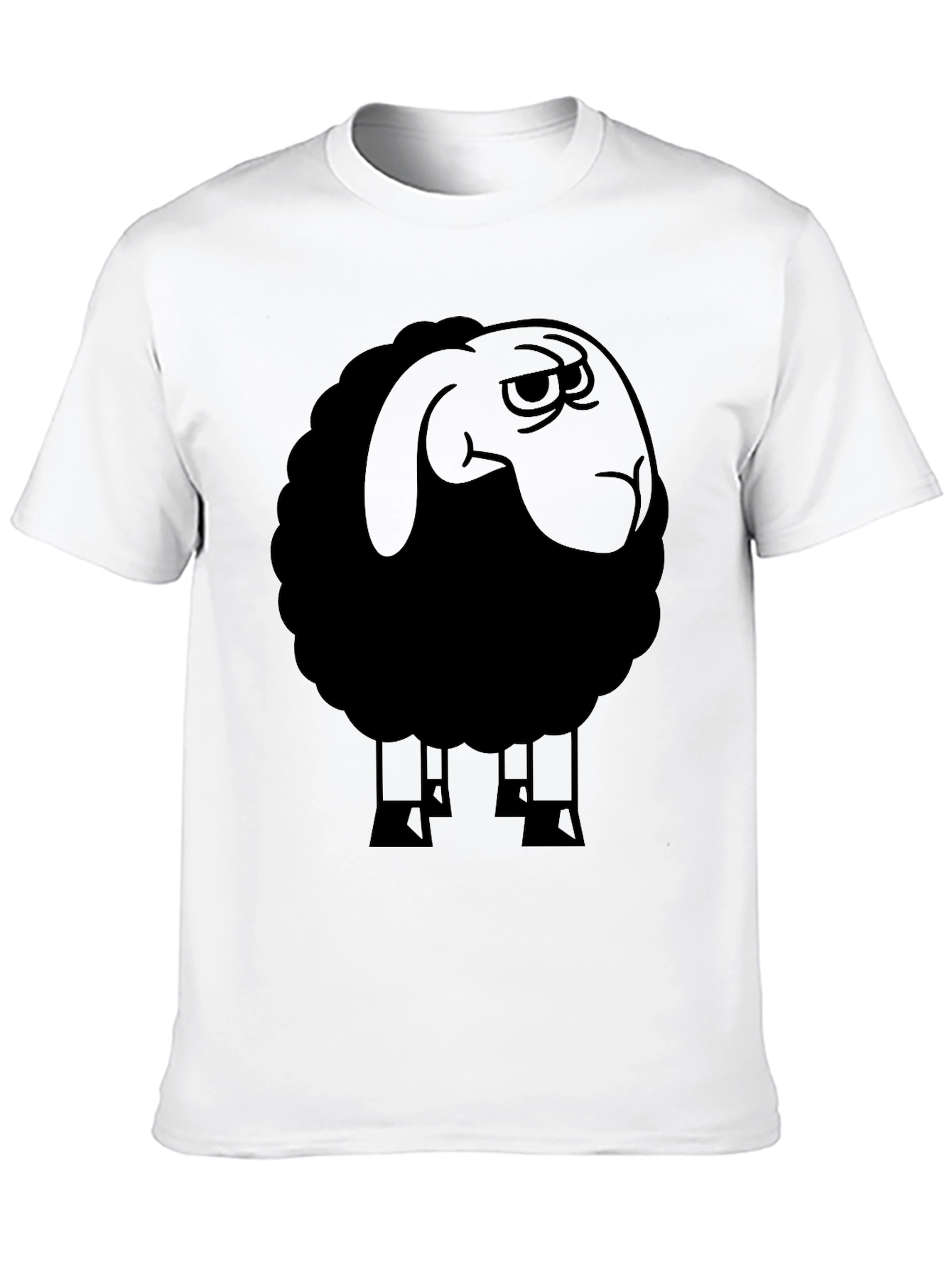 Black Sheep Graphic Tee - Edgy Style