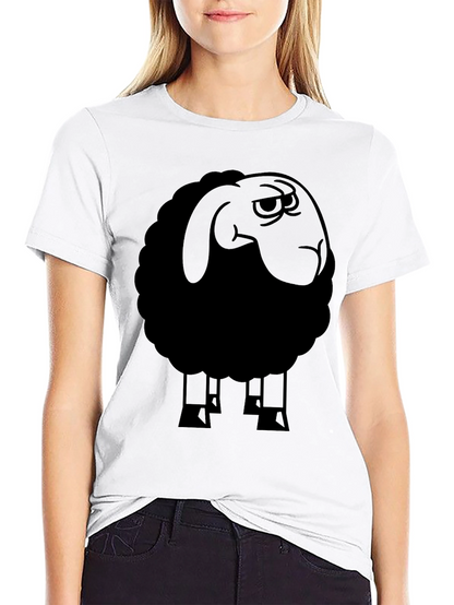 Black Sheep Graphic Tee - Edgy Style