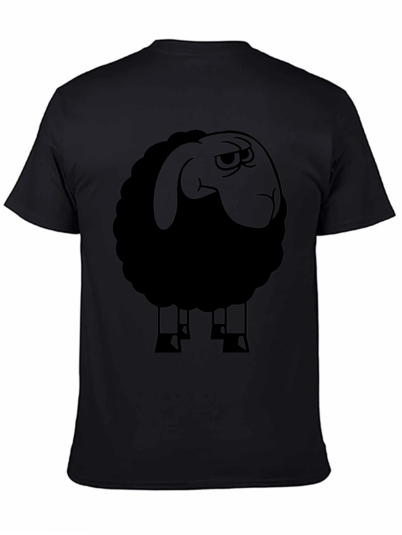 Black Sheep Graphic Tee - Edgy Style