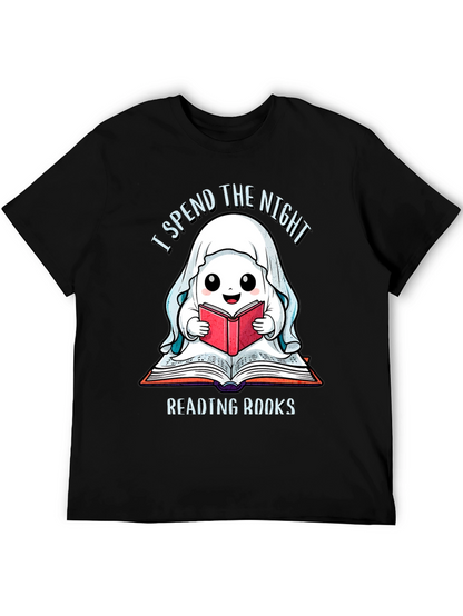 Ghost Reading Books T-Shirt