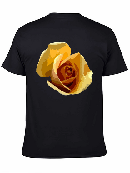 Rose Graphic T-Shirt - Modern Artistic Tee