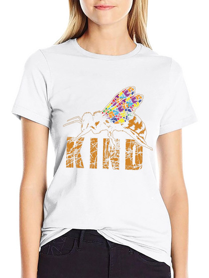 Be Kind Bee Autism Puzzle T-Shirt