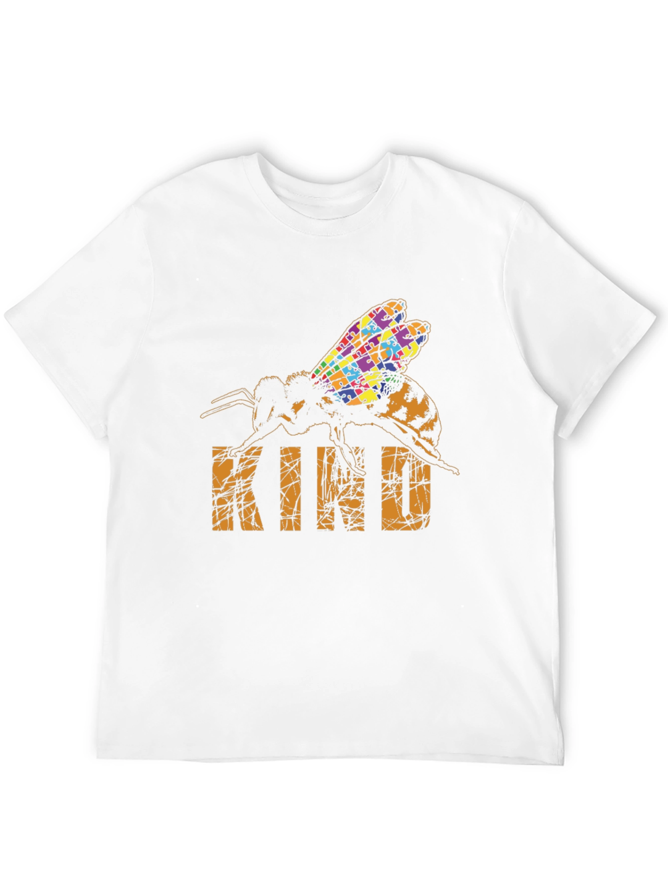 Be Kind Bee Autism Puzzle T-Shirt