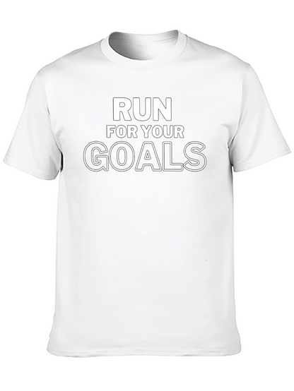 Run for Your Goals Graphic T-Shirt