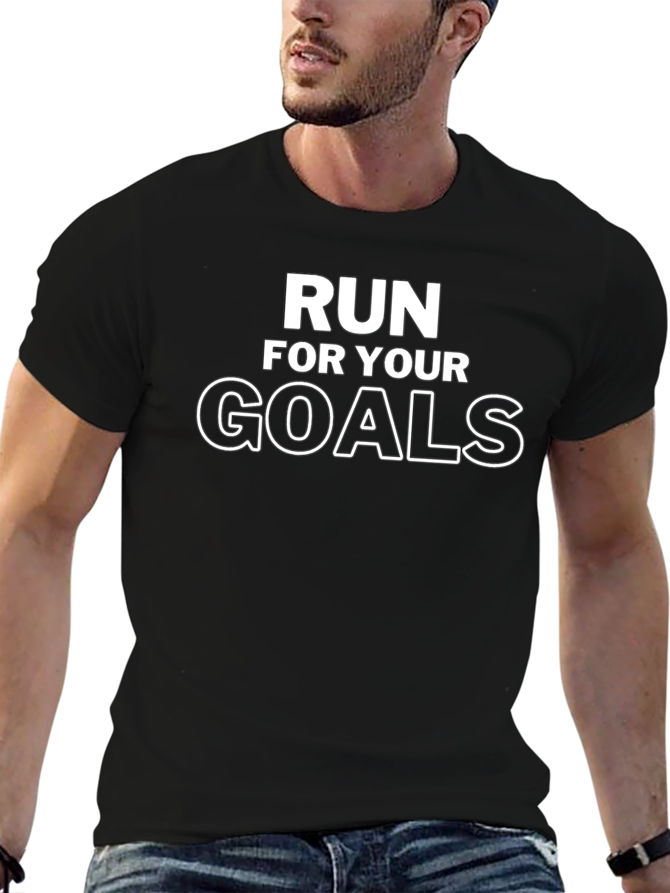 Run for Your Goals Graphic T-Shirt
