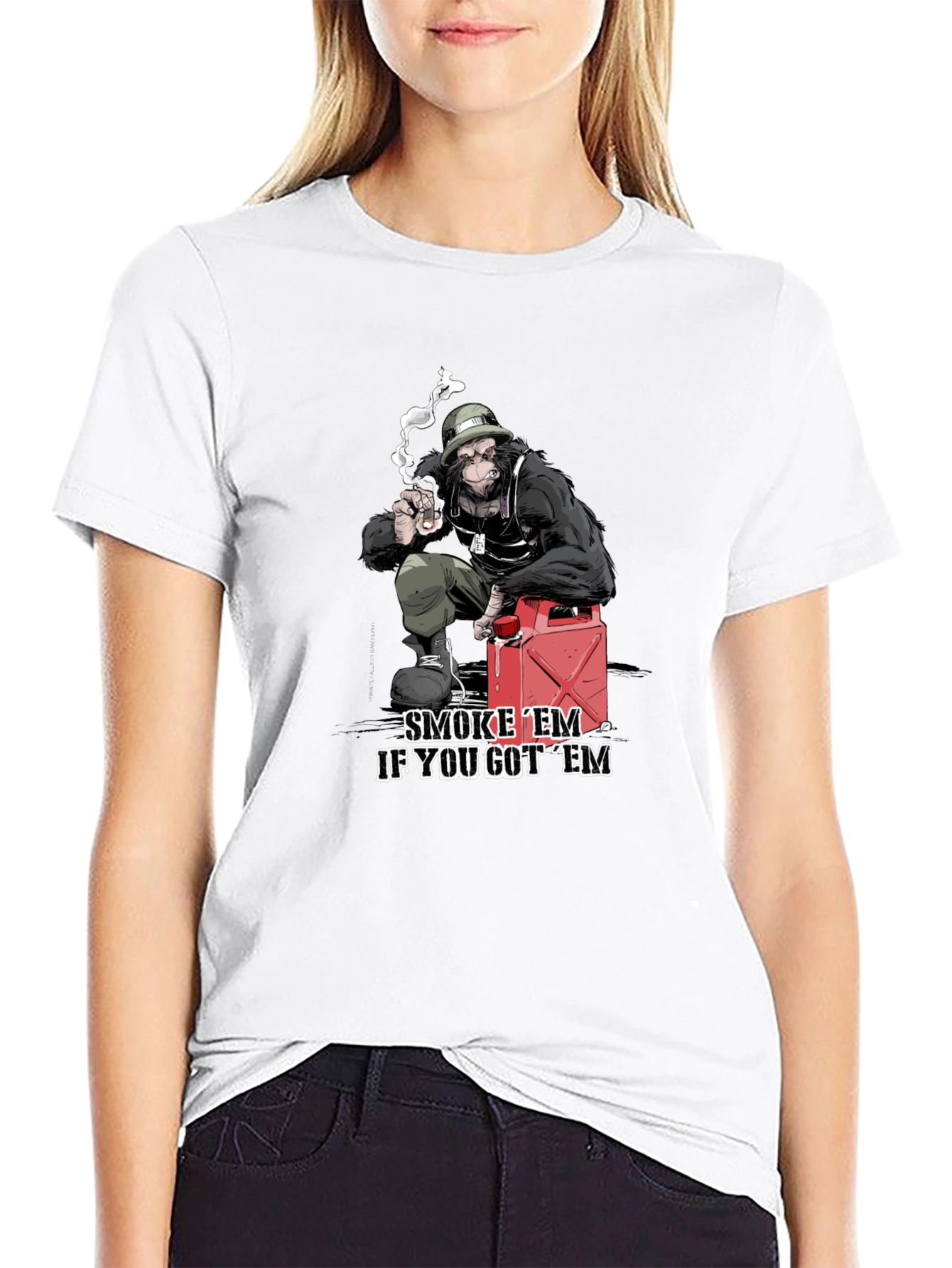 Smoke Em Gorilla Graphic Tee