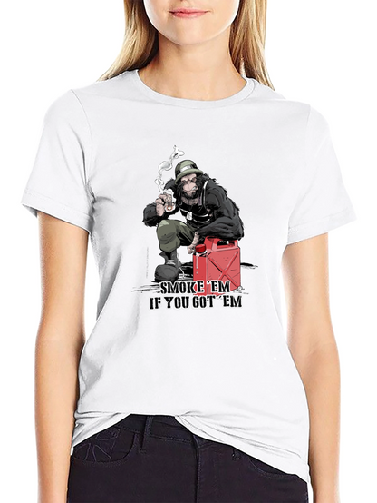 Smoke Em Gorilla Graphic Tee