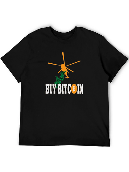Buy Bitcoin Black T-Shirt - Crypto Helicopter Money