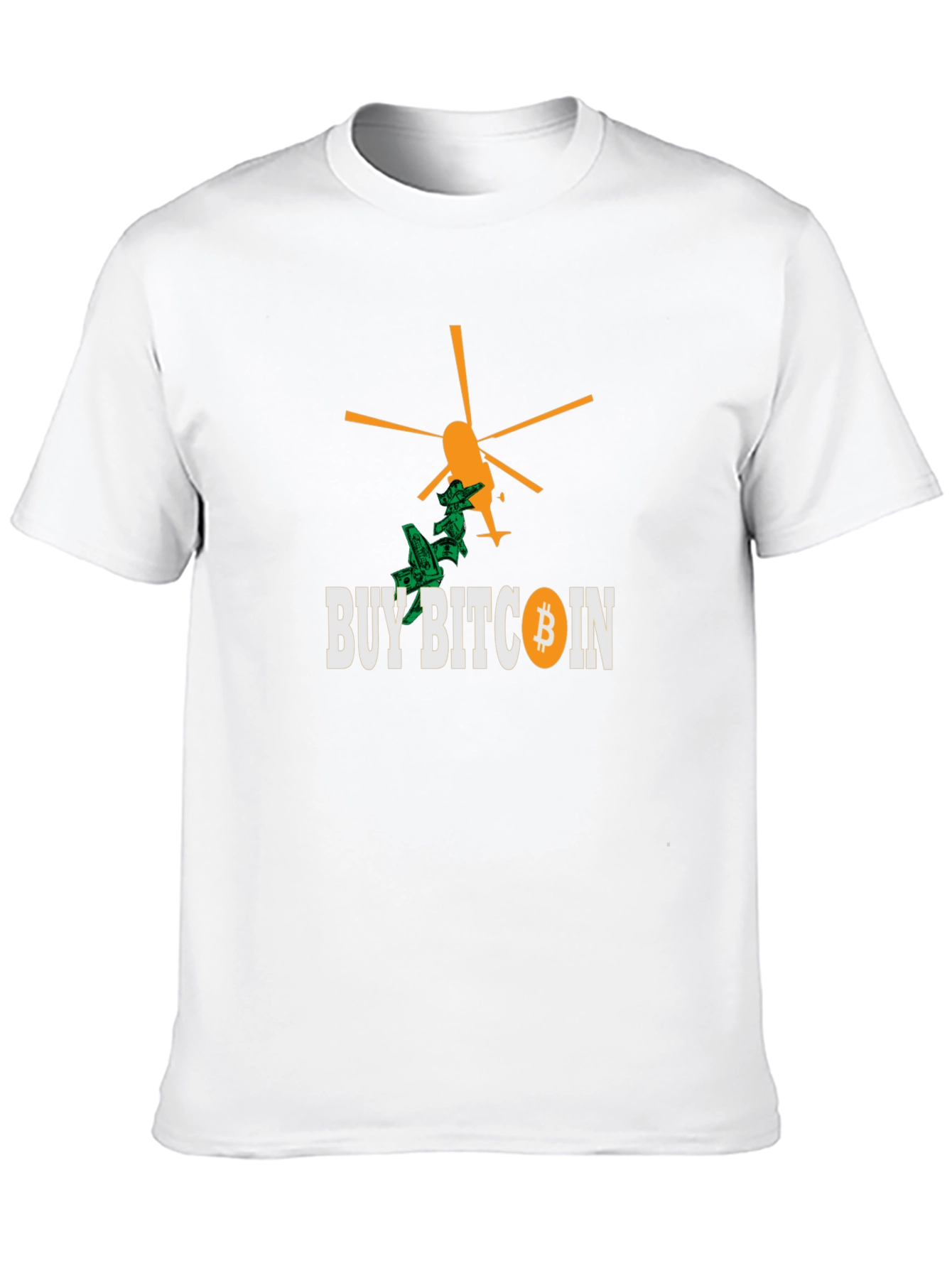 Buy Bitcoin Black T-Shirt - Crypto Helicopter Money