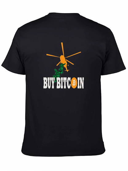 Buy Bitcoin Black T-Shirt - Crypto Helicopter Money
