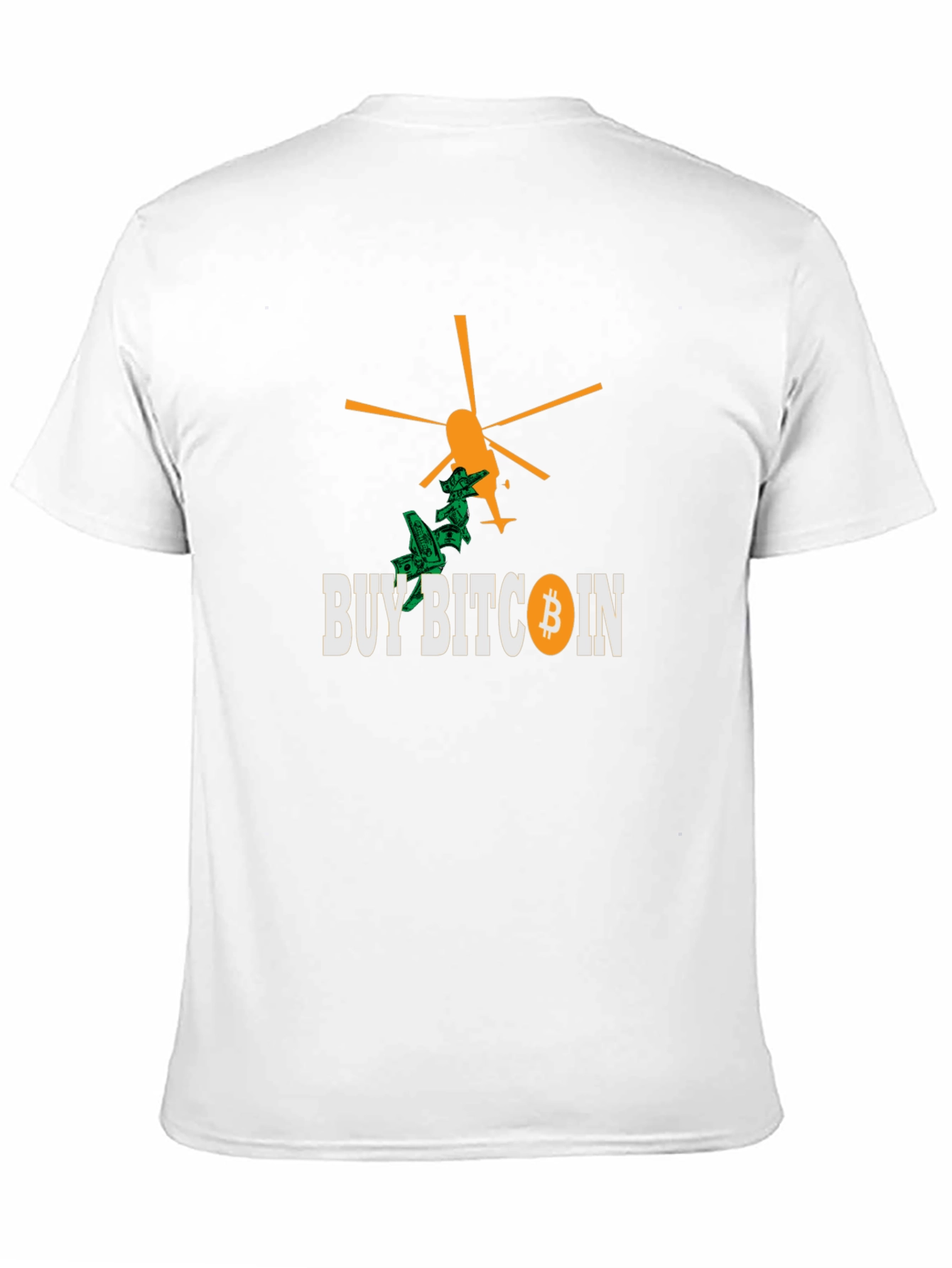 Buy Bitcoin Black T-Shirt - Crypto Helicopter Money