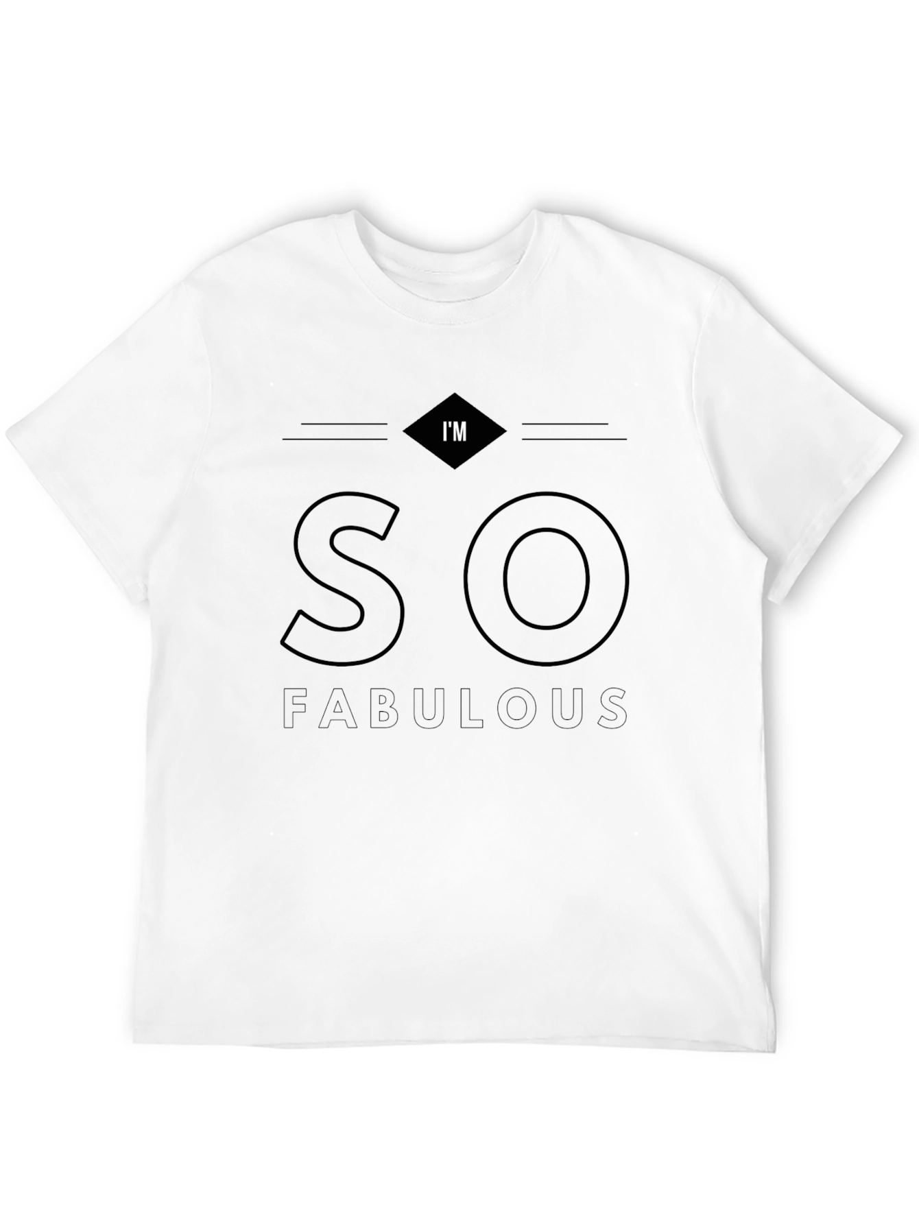 Im So Fabulous Black T-Shirt