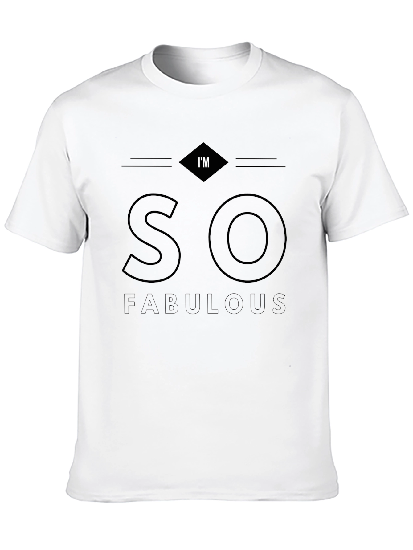 Im So Fabulous Black T-Shirt