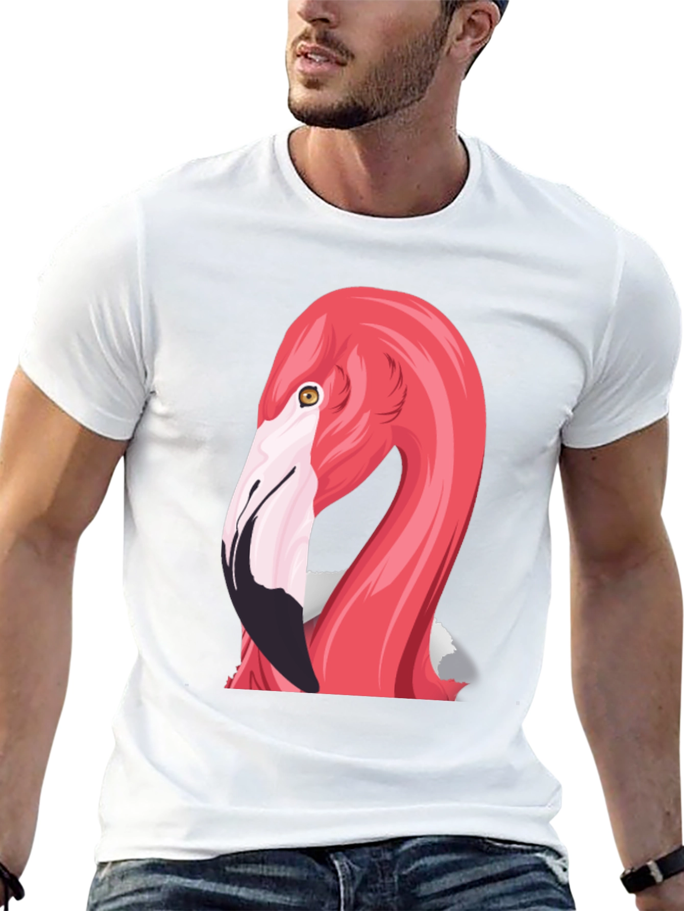 Flamingo Graphic Tee - Stylish & Unique Design