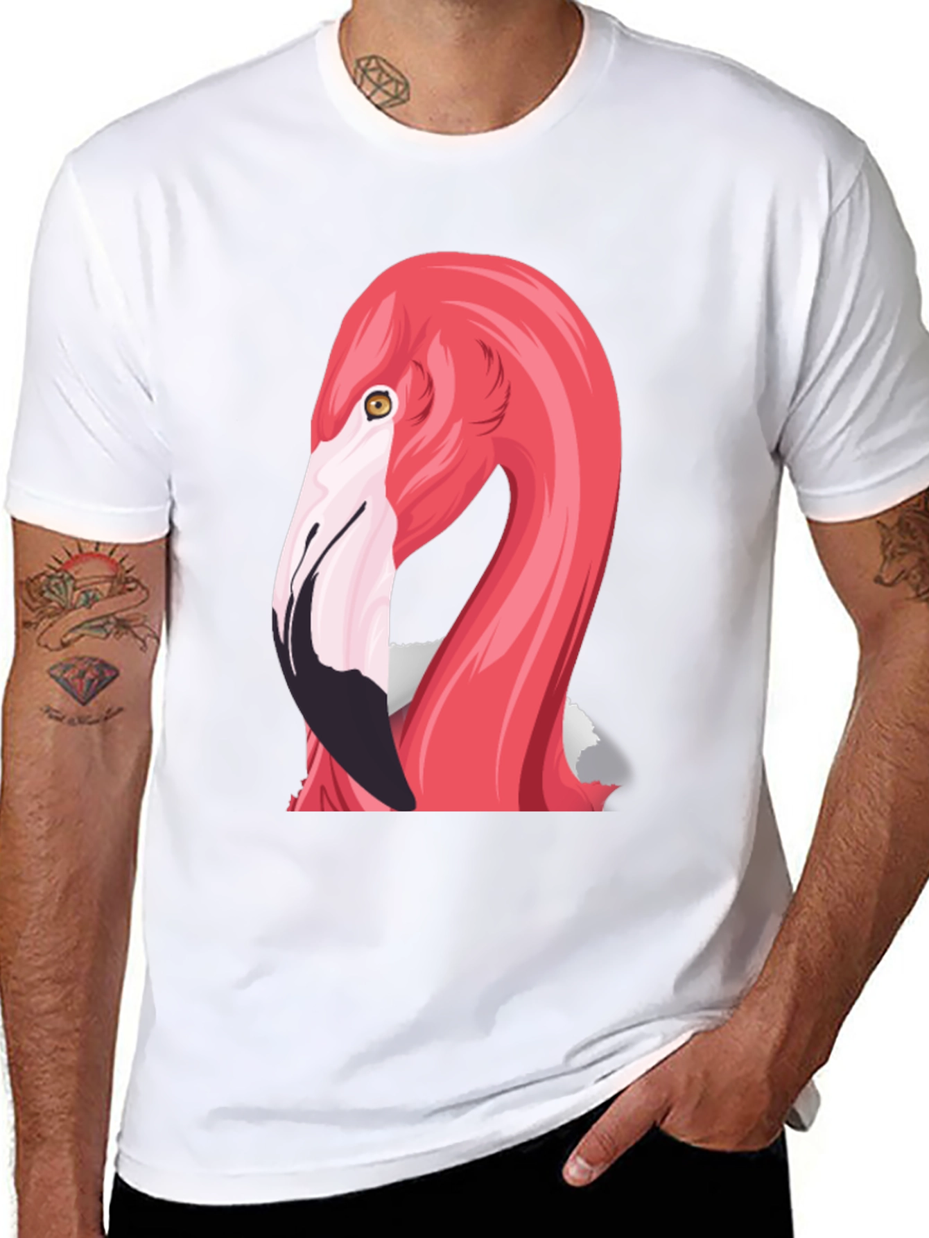 Flamingo Graphic Tee - Stylish & Unique Design