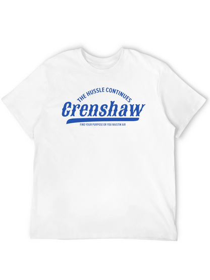 The Hussle Continues Crenshaw Black T-Shirt