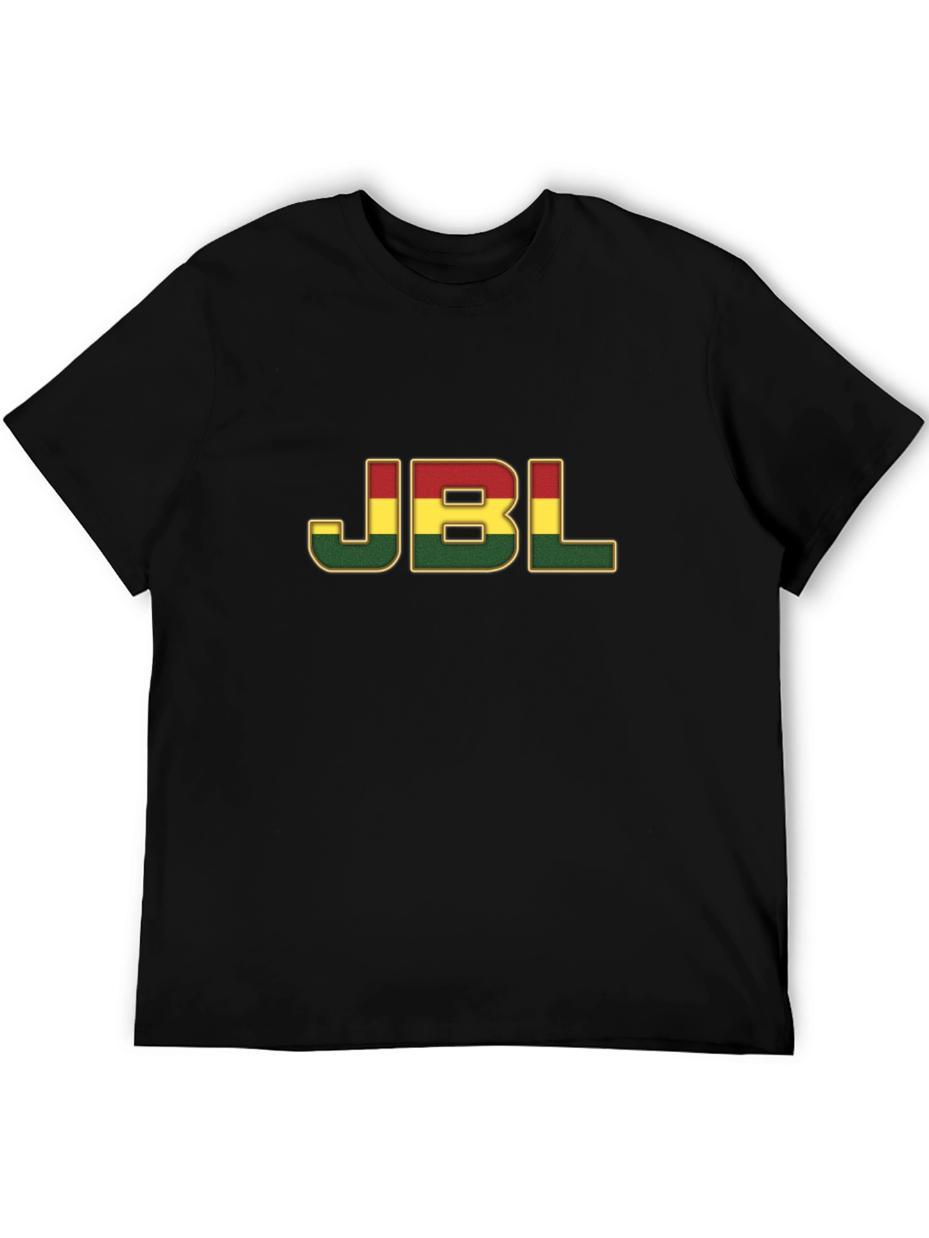 Rasta JBL Black T-Shirt - Reggae Style