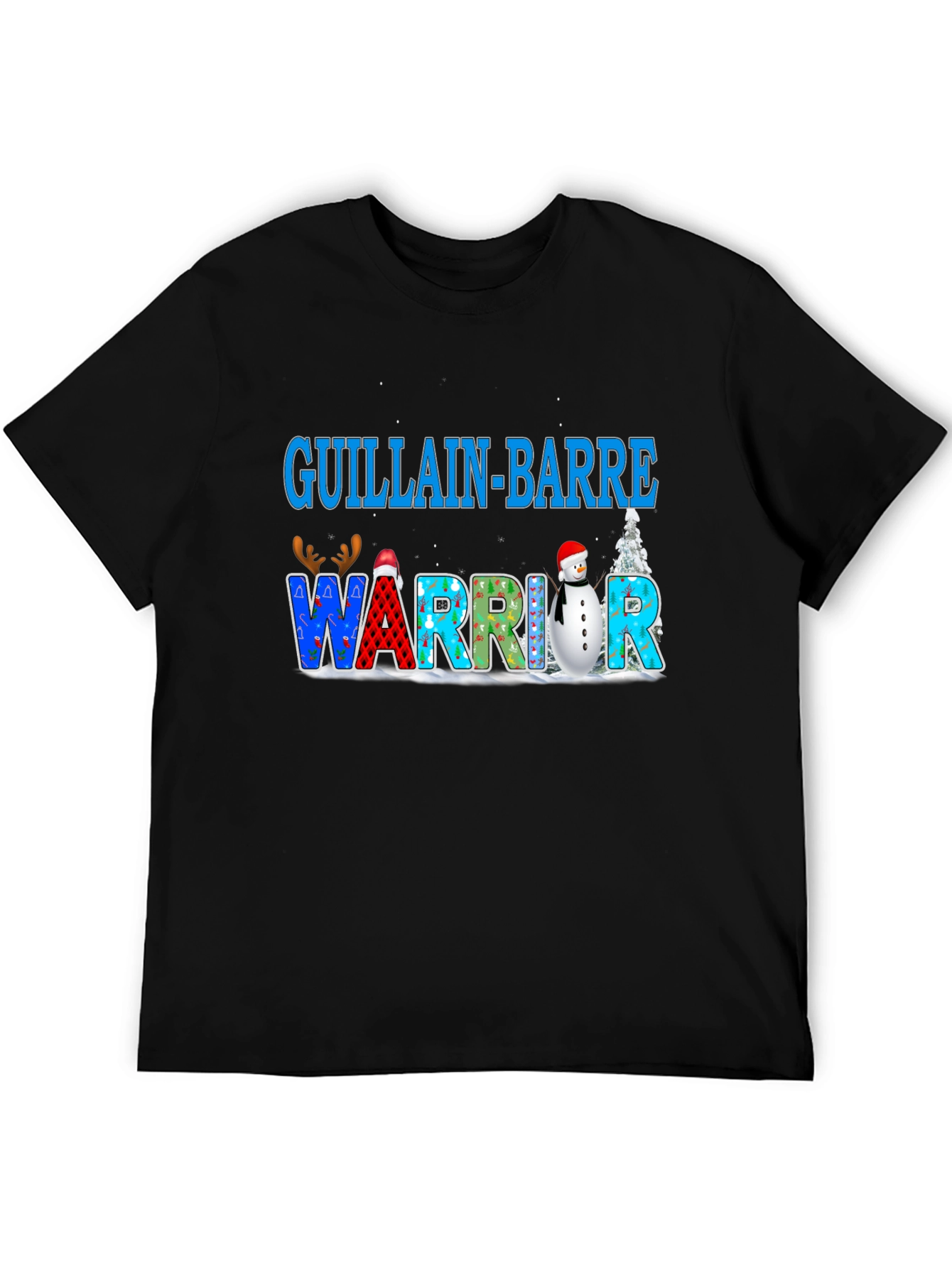 Guillain-Barre Warrior Christmas T-Shirt