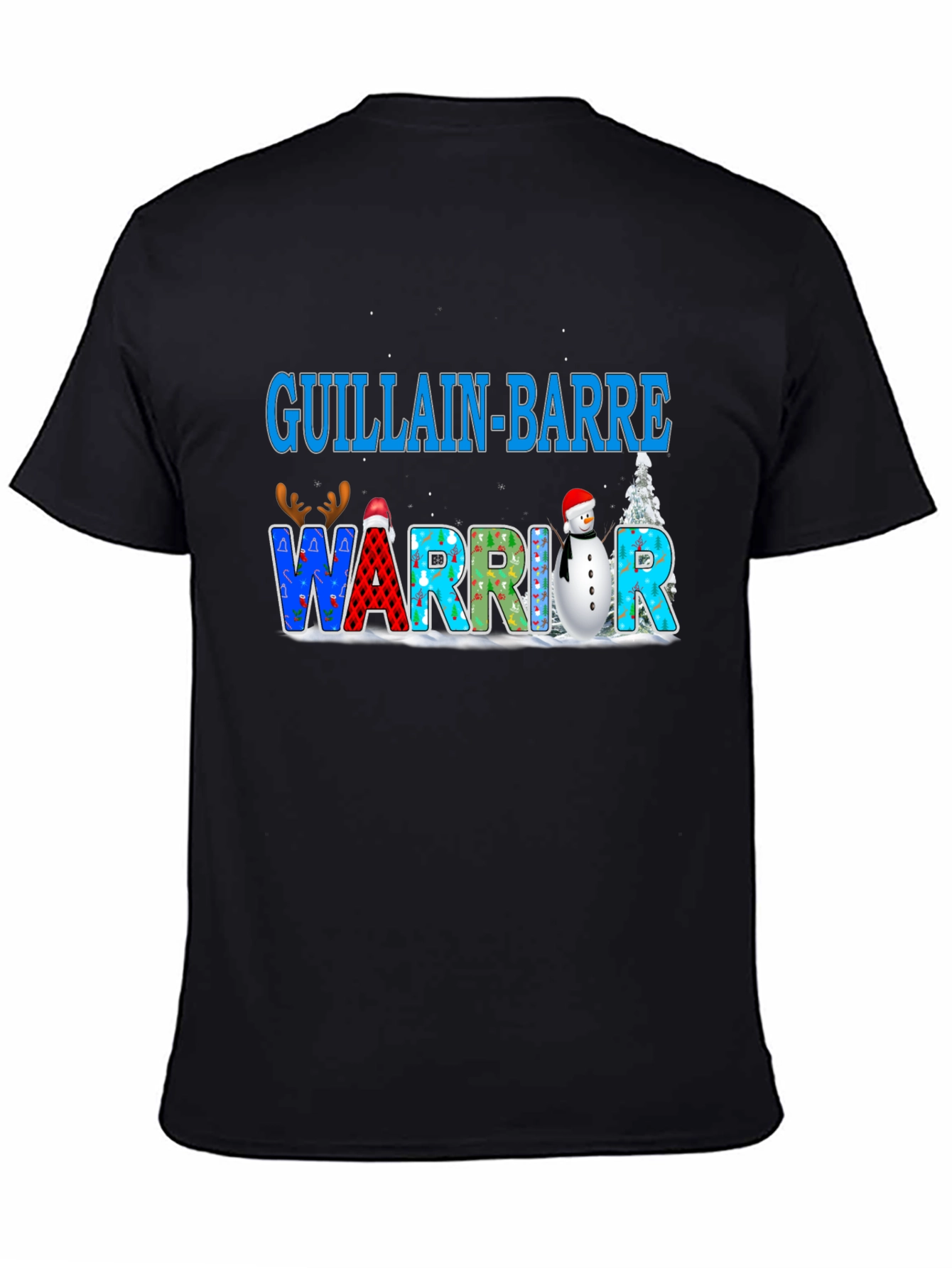 Guillain-Barre Warrior Christmas T-Shirt