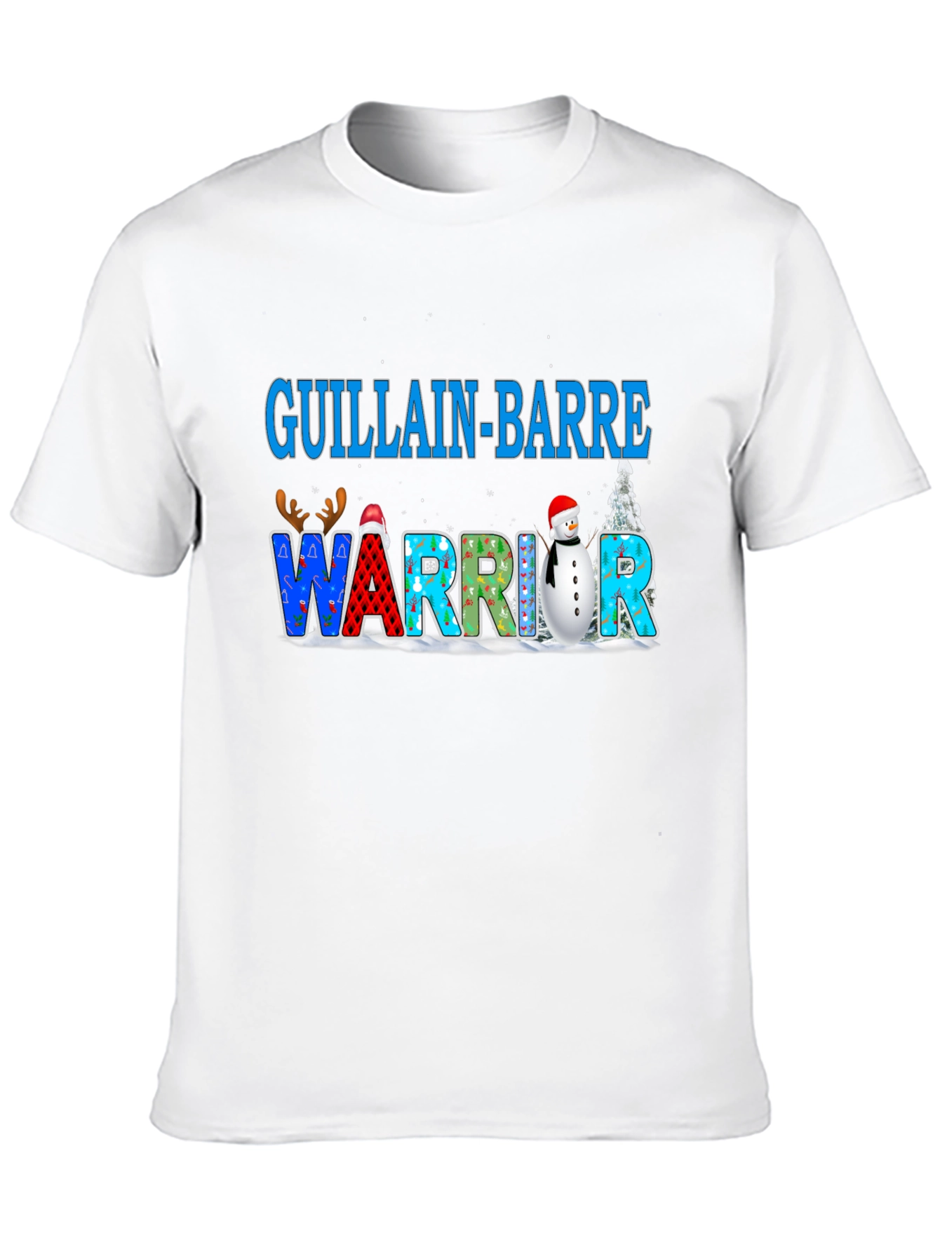 Guillain-Barre Warrior Christmas T-Shirt