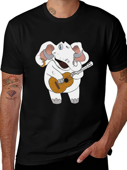 Elephant Guitar Player T-Shirt