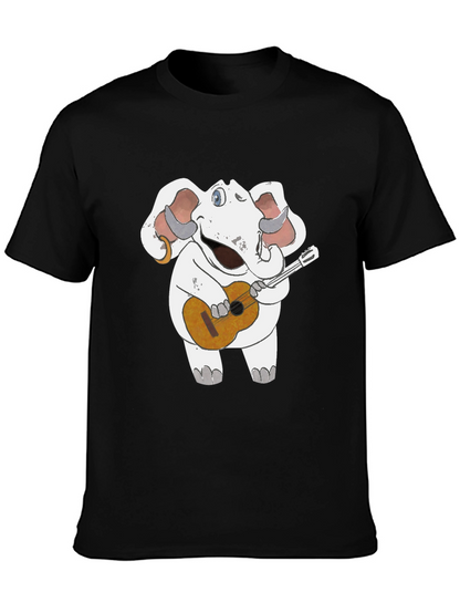 Elephant Guitar Player T-Shirt
