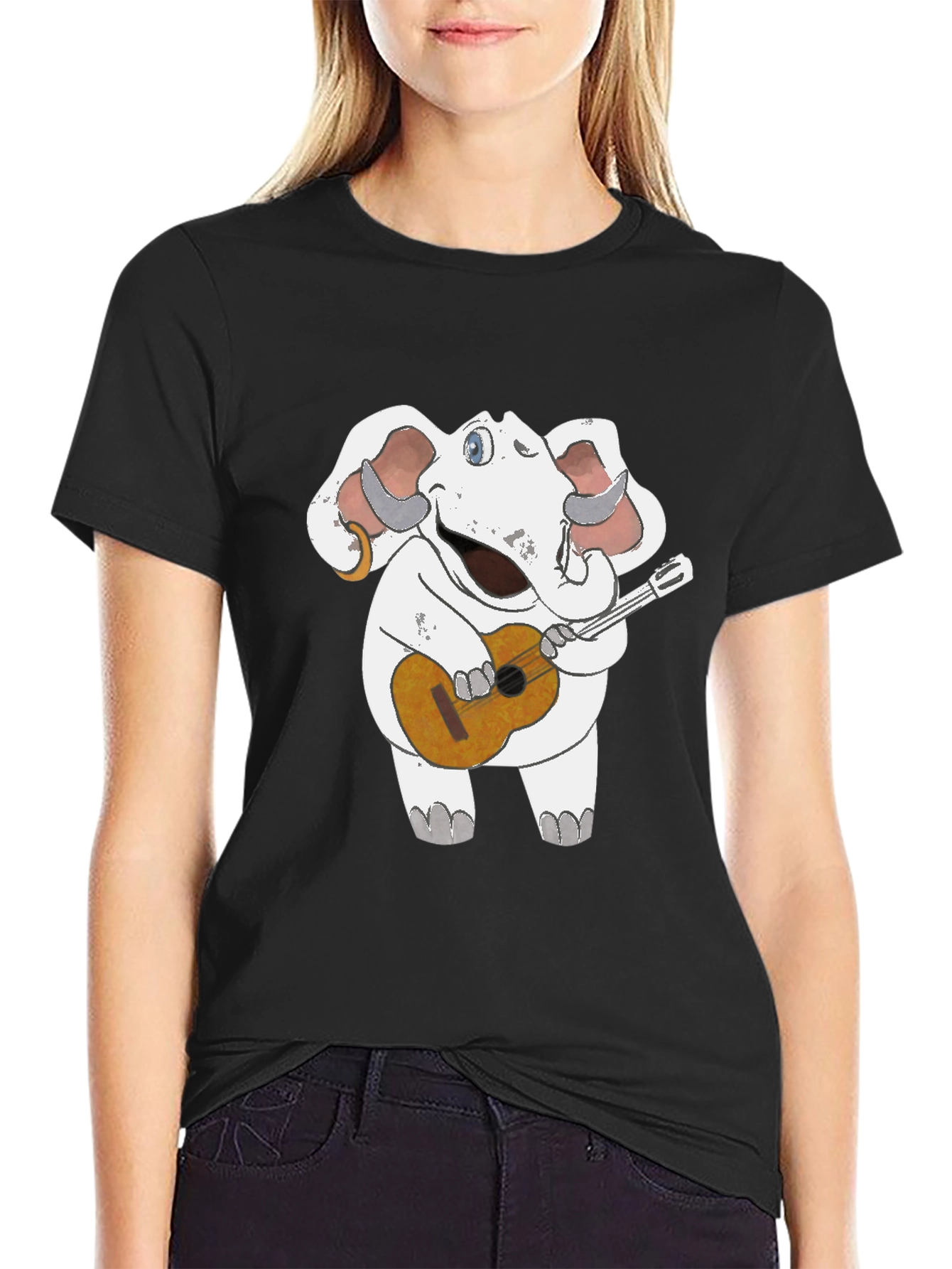 Elephant Guitar Player T-Shirt