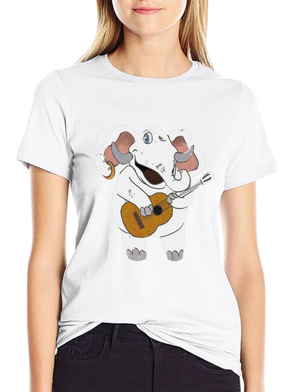 Elephant Guitar Player T-Shirt