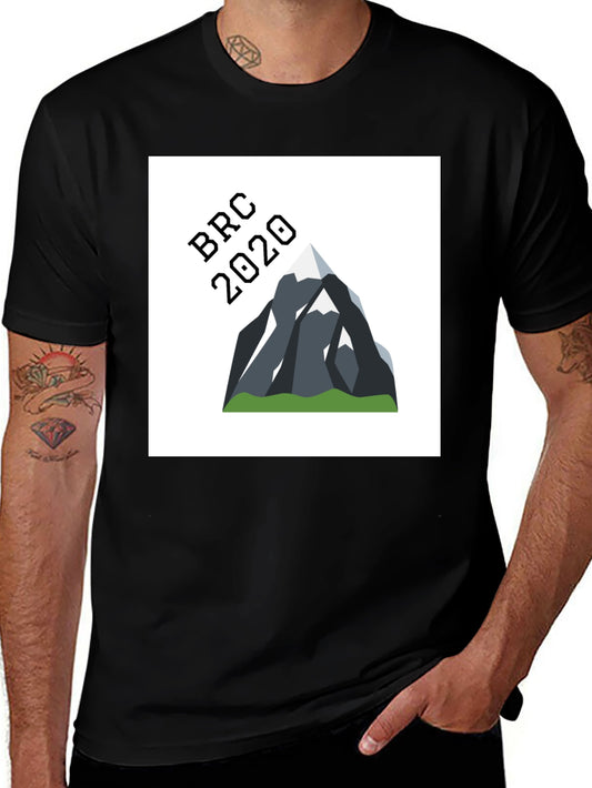 BRC 2020 Mountain Graphic Tee - Black Cotton Blend