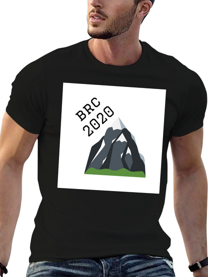 BRC 2020 Mountain Graphic Tee - Black Cotton Blend