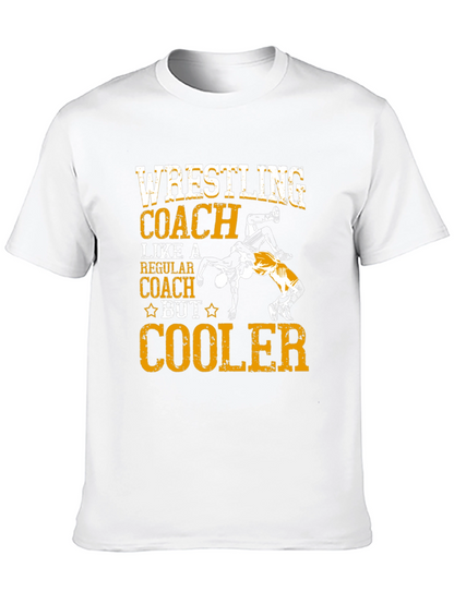 Wrestling Coach T-Shirt - Cooler Design