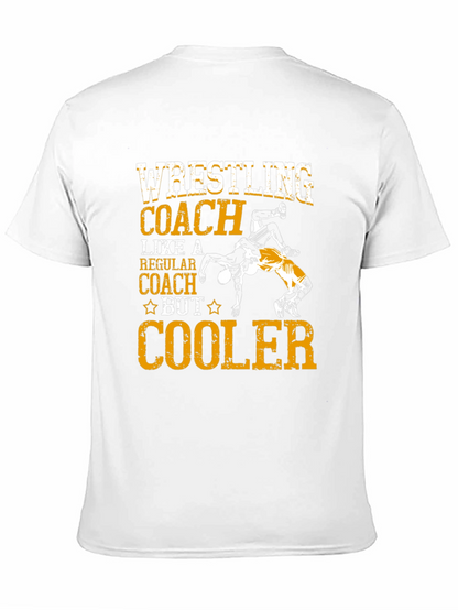 Wrestling Coach T-Shirt - Cooler Design