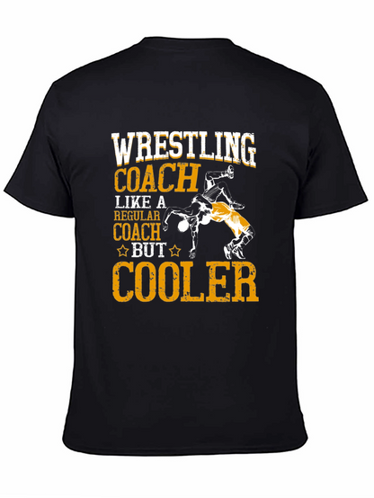 Wrestling Coach T-Shirt - Cooler Design