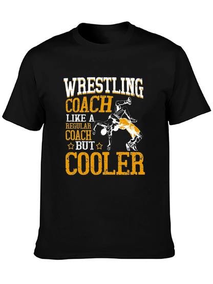 Wrestling Coach T-Shirt - Cooler Design