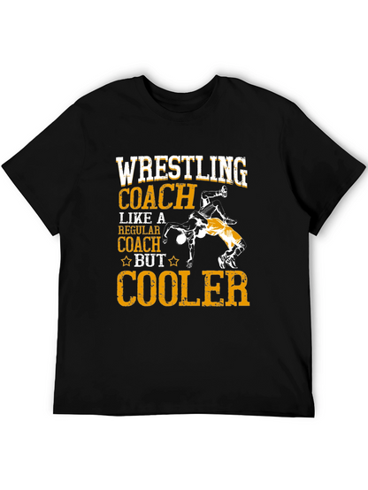 Wrestling Coach T-Shirt - Cooler Design