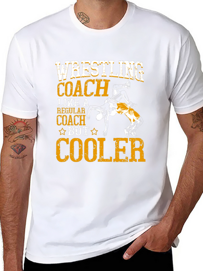 Wrestling Coach T-Shirt - Cooler Design