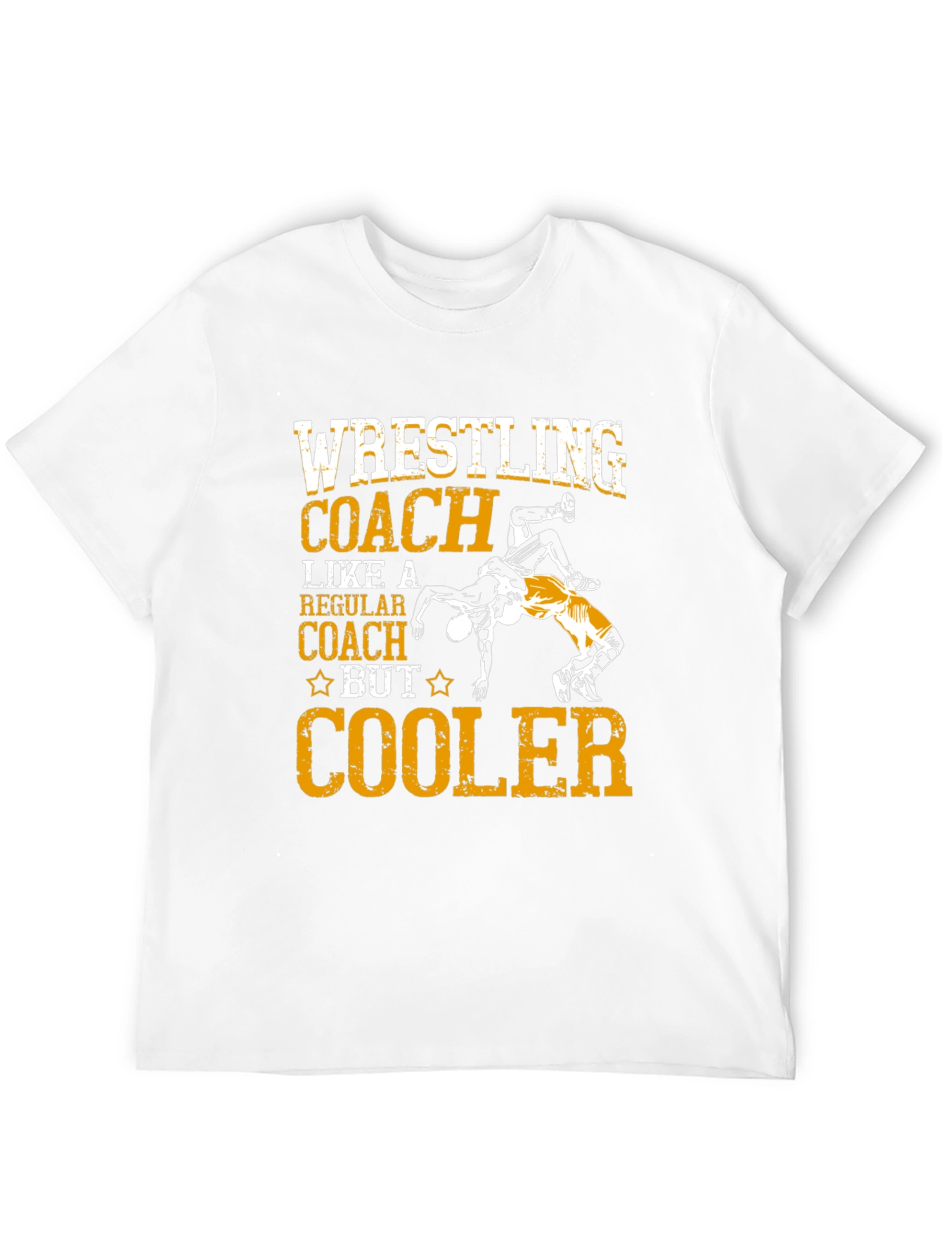 Wrestling Coach T-Shirt - Cooler Design
