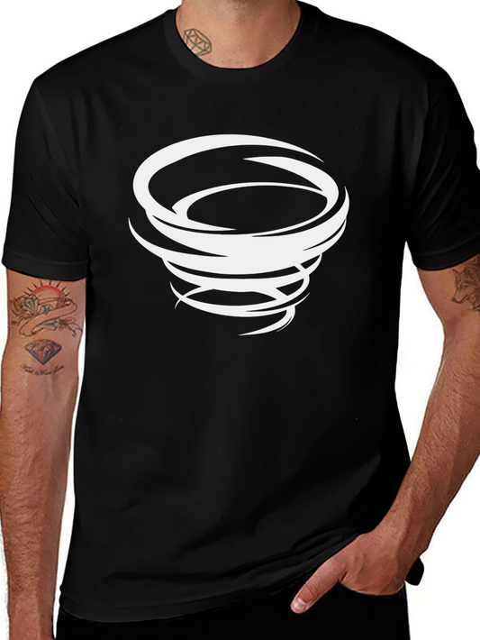 Tornado Graphic Tee - Black Cotton Blend