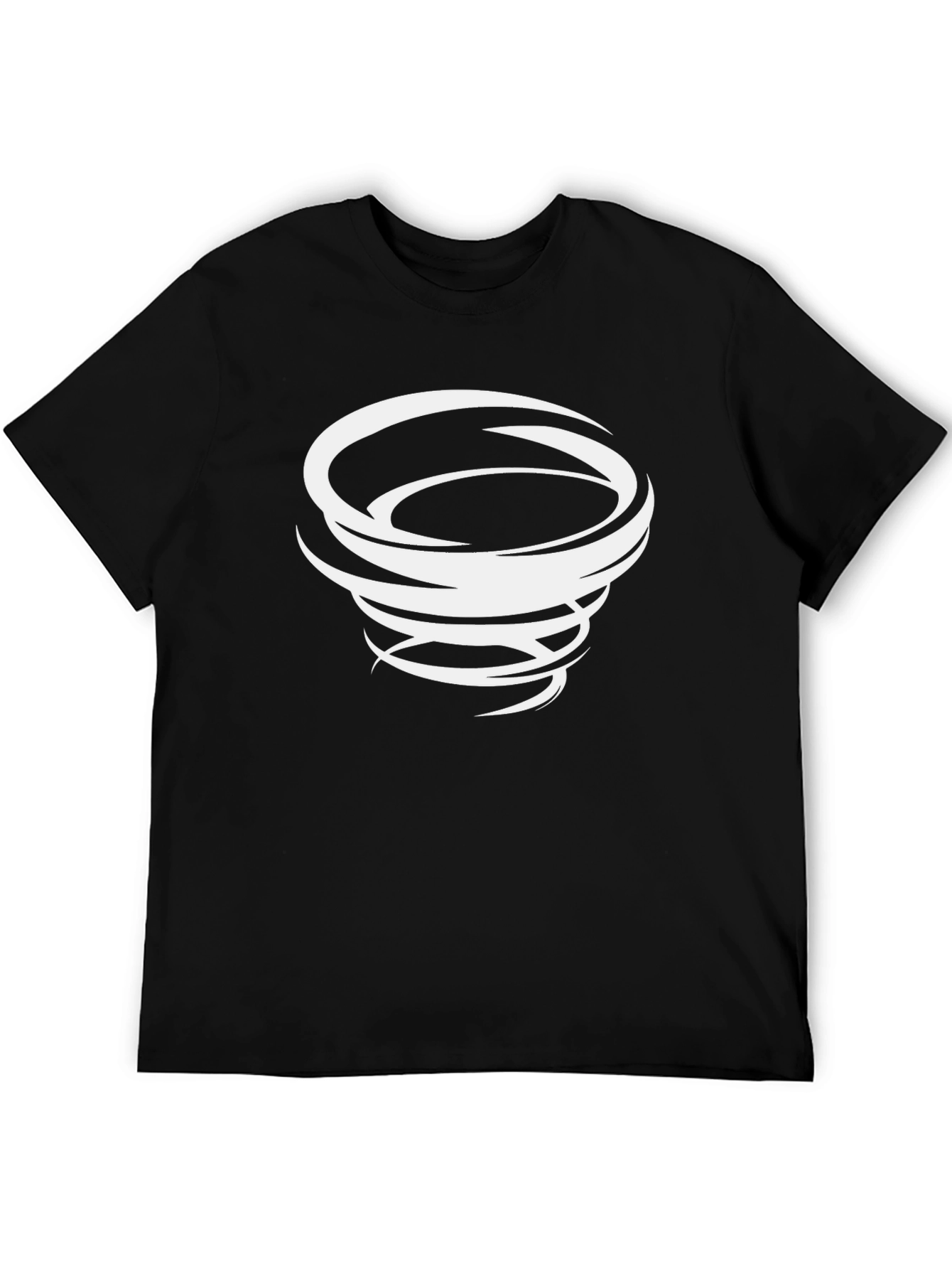 Tornado Graphic Tee - Black Cotton Blend