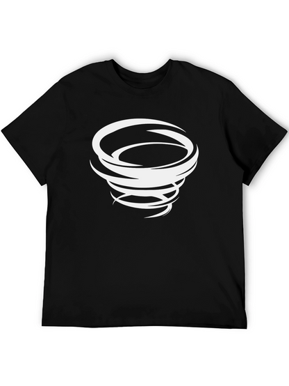 Tornado Graphic Tee - Black Cotton Blend