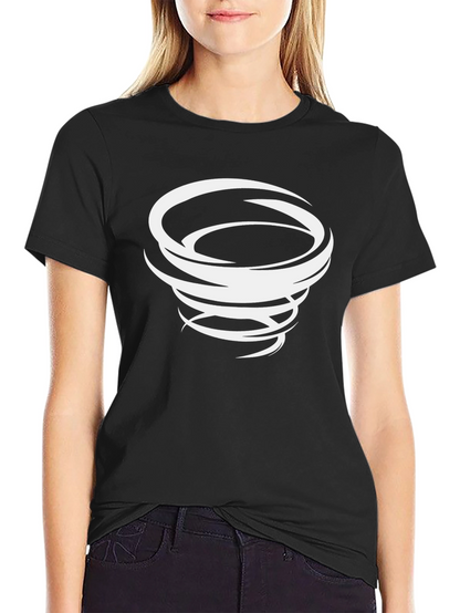 Tornado Graphic Tee - Black Cotton Blend