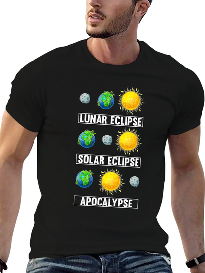 Eclipse Apocalypse T-Shirt - Space Humor Tee