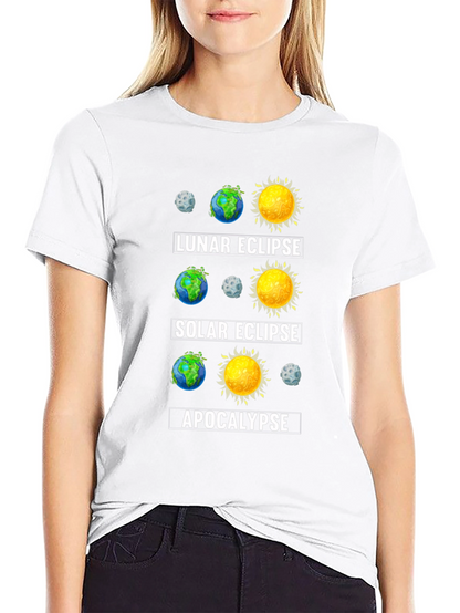 Eclipse Apocalypse T-Shirt - Space Humor Tee