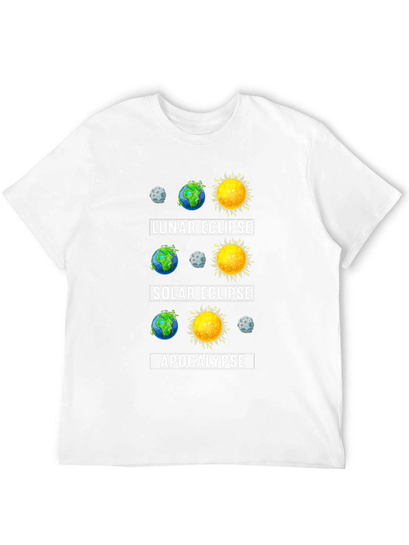 Eclipse Apocalypse T-Shirt - Space Humor Tee