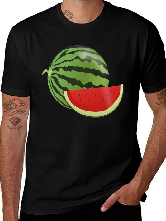 Watermelon Graphic T-Shirt - Summer Casual Wear