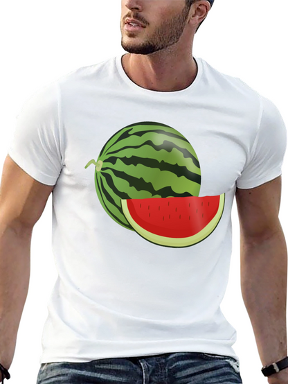Watermelon Graphic T-Shirt - Summer Casual Wear