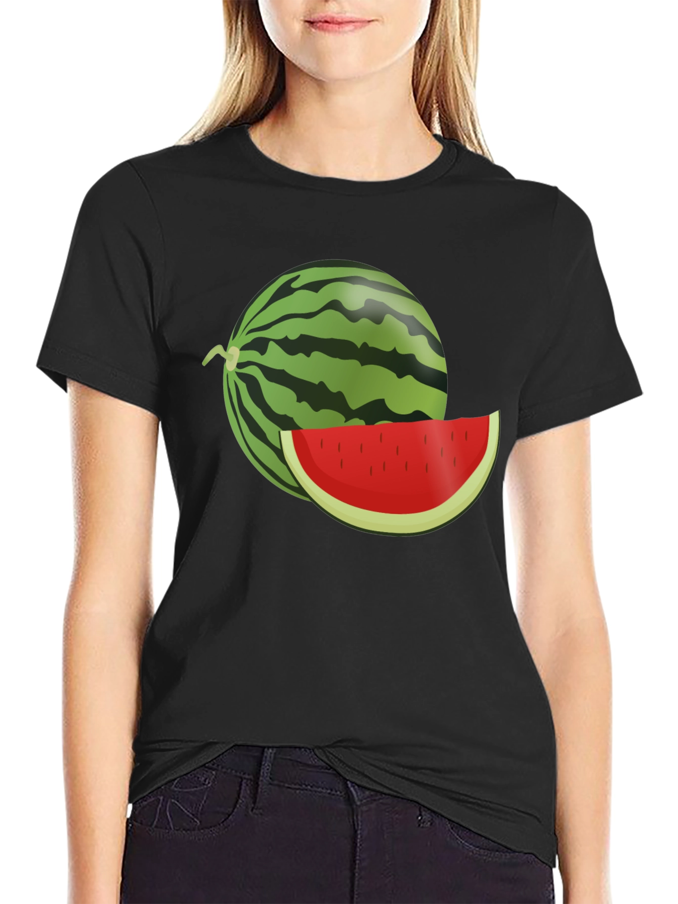 Watermelon Graphic T-Shirt - Summer Casual Wear